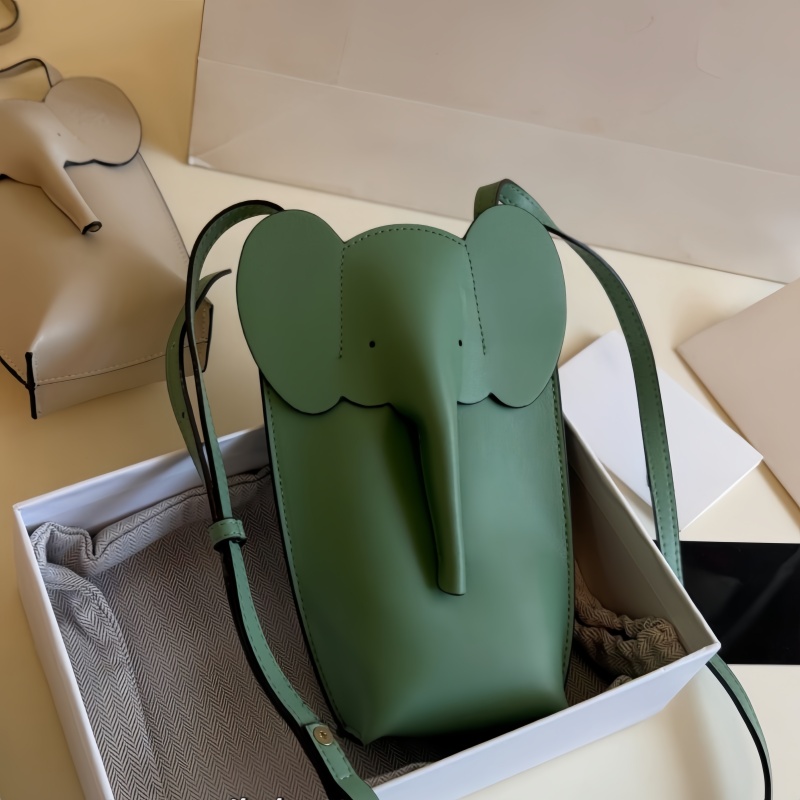 Wallet top designer bags best-selling crossbody bags women elephant-shaped phone bags leather mini shoulder bags cute animal-shaped phone pouch mult