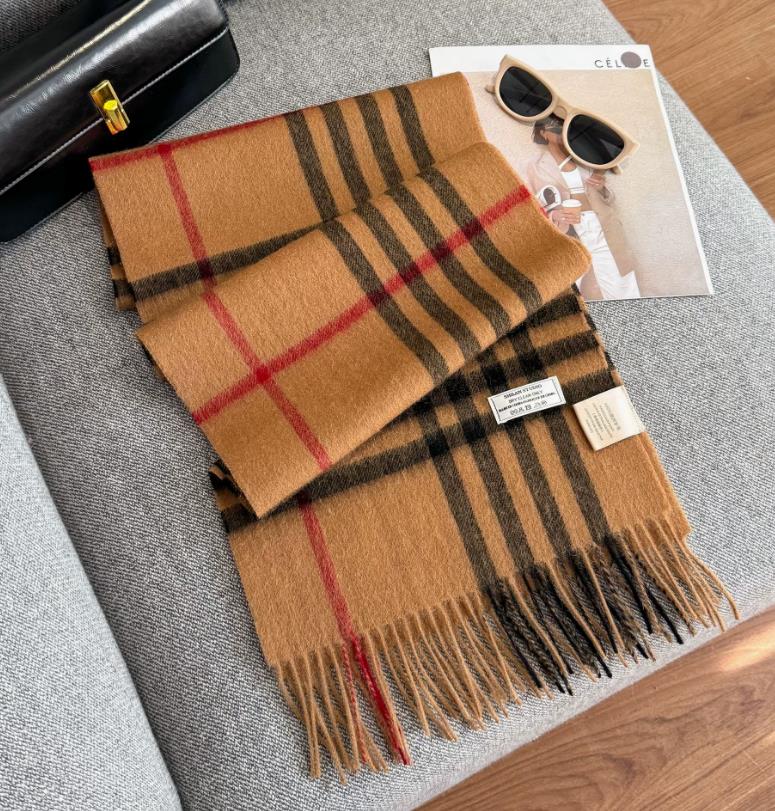 Autumn 42style Designer Winter full check 100% wool Tassel suitable both men women scarf for couples Accessories Ideal Gift 30X180CN 100%