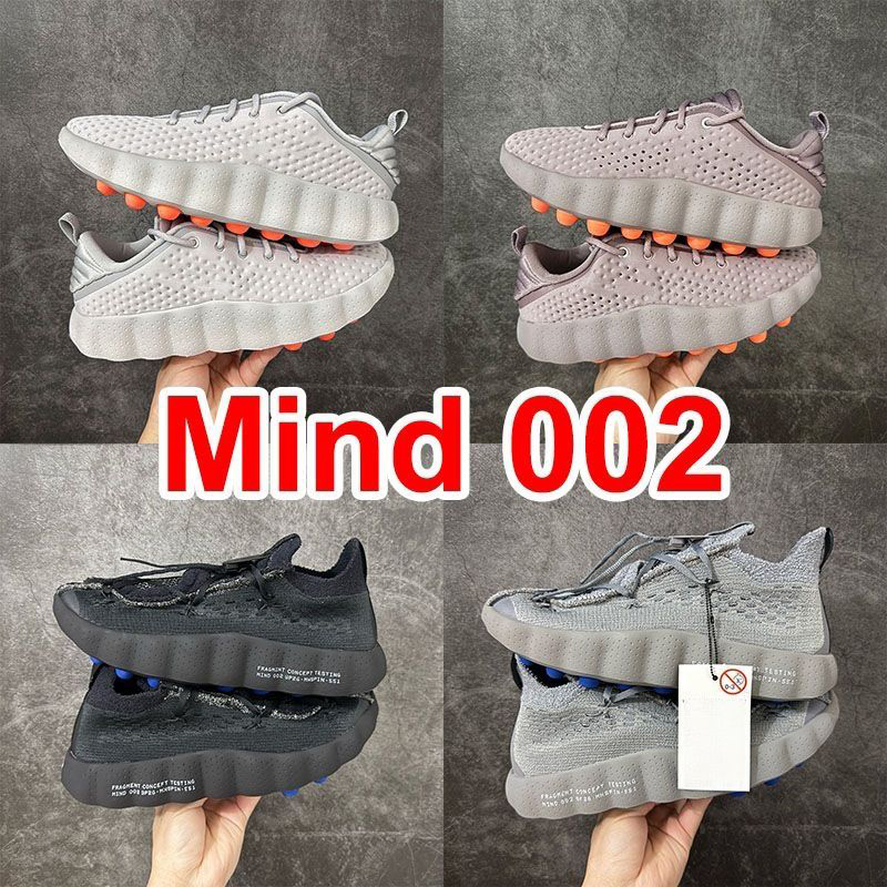 Designer Slippers Mind Sandals Mens Womens Slides Mules Black Hyper Crimson Black Fragment Particle Grey Violet Ore Khaki Light Smoke Grey Running S