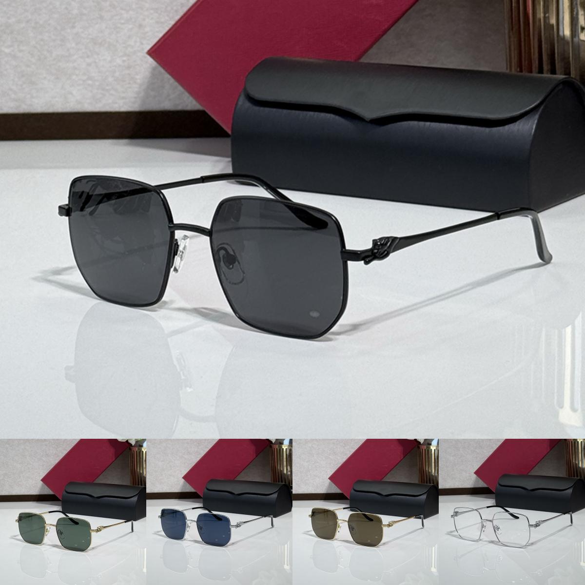 New fashion Polarized Sunglasses for Women Designer Glasses Men metal frame rimless lens simple popular style versatile outdoor uv400 protection eye