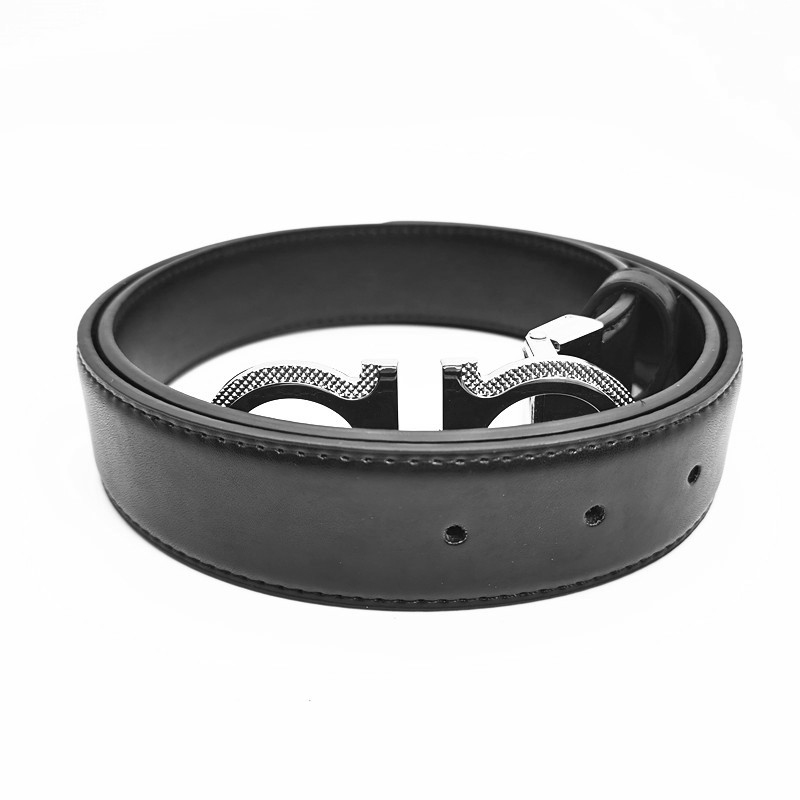 Mens Belt Belts for Women Designer 3.5cm Width F Buckle Fashion Classic Simple Man and Woman Brand Luxury Belt High Quality Bb Simon Belt Jeans Belt