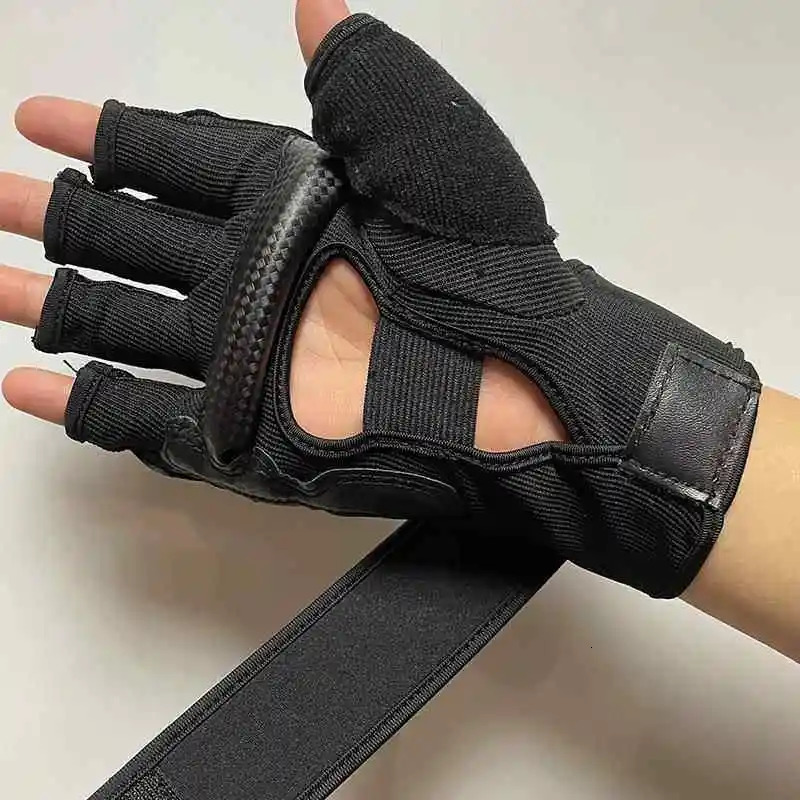 1Set Half Finger PU Taekwondo Sparring Gloves - Professional Guard Gear for Karate Boxing Muay Thai Martial Arts Training 260922
