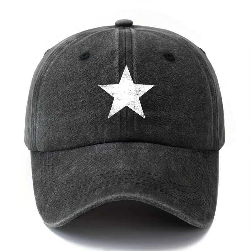 Printed pentagram baseball cap classic style fashionable outdoor sun protection lightweight vacation travel camping leisure Z260922