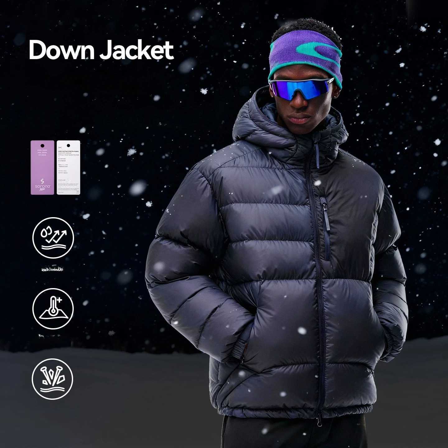 Men's Down Parkas Waterproof Lightweight Down Jacket 90% White Duck Down Packable Hooded Winter New Travel Puffer Coat Unisex Outdoor C260922