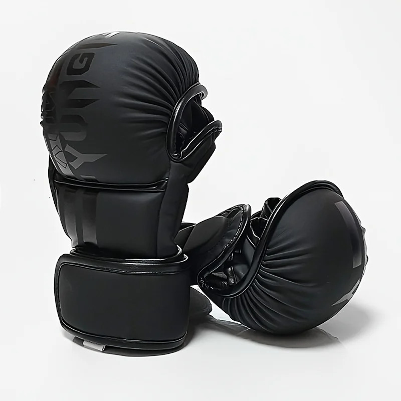 Professional MMA Half Finger Boxing Gloves Thickened Fist Sanda Fighting Muay Thai Training Gloves Boxing Training Accessories 260922