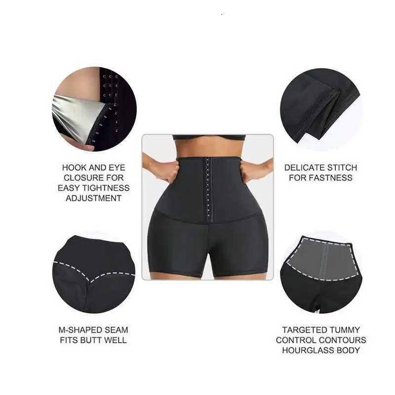 Piece Women's Shapers Two Dress Sauna sweat pants body shaping shorts slimming shaping clothing for weight loss waist for women warm thermal ti