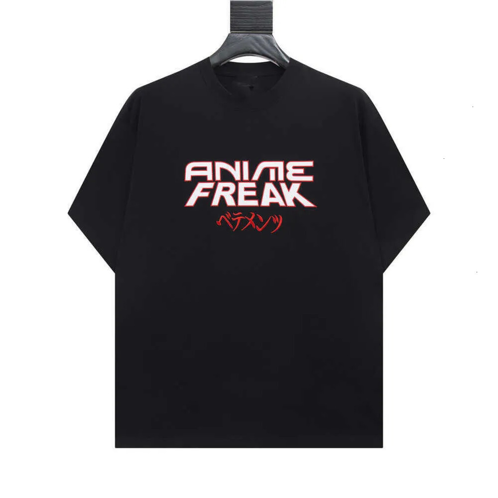 Vetement Tshirt Designer Mens Comfortable Style Shirt Wave Coke Letters Luxury Loose VTM Short Sleeve Mens Summer High Quality Fashion Casual Vetmen