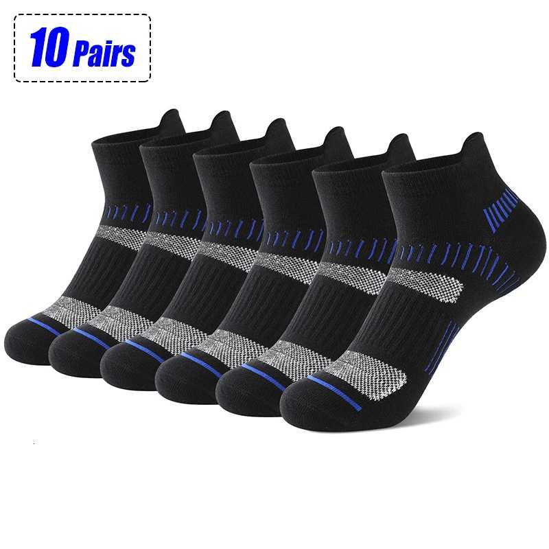 Sports Socks 10 Pairs Spring Summer Men Casual Sports Running Socks Protective Ankle Socks Thin Breathable Deodorant Fitness Short Socks Male Q26092
