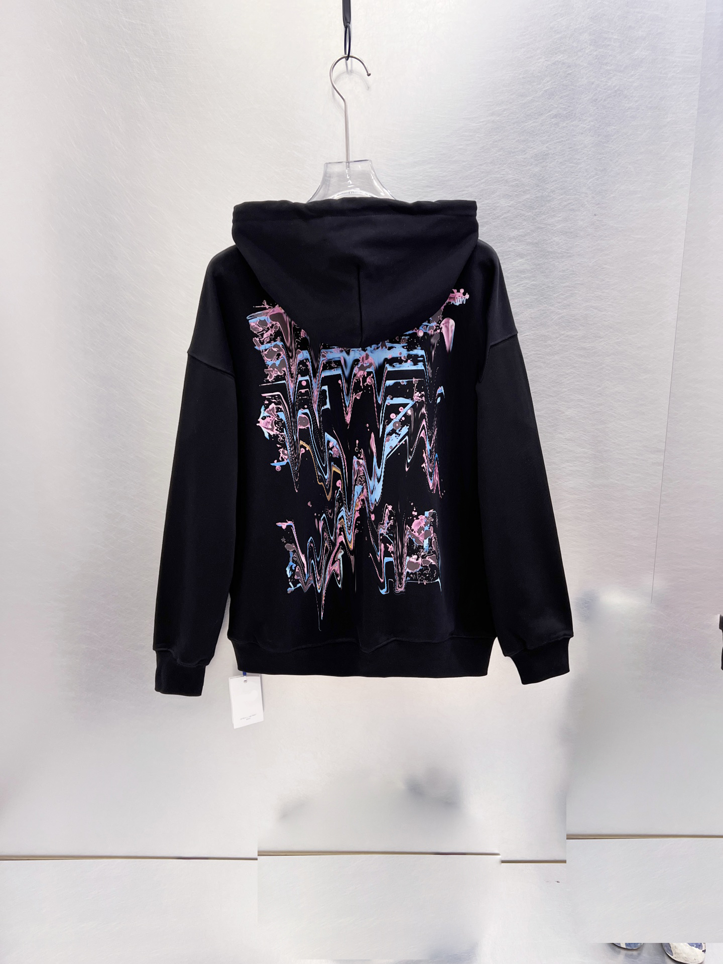 Men's sweatshirt, high-quality hooded sweater, fashionable pullover, long-sleeved zipper coat, letter-printed winter clothing, casual sport shi