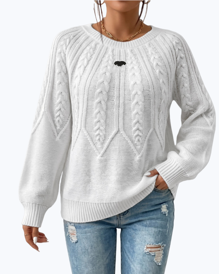 designer Women's Sweaters Spring Autumn Winter New Women's Solid Color Cable Knit Pullover Sweater Basic Soft Sweaters For Women Jacquard