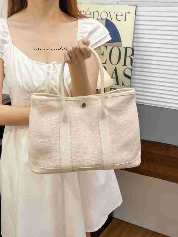 2026 Cross-border best-selling new large-capacity commuting genuine leather linen garden Mommy handbag