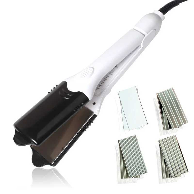 Professional 4 In 1 Hair Straightener Iron Waving Corrugated Chapinha Flat Irons Corrugation Hair Crimp Iron Styling Tools M260923