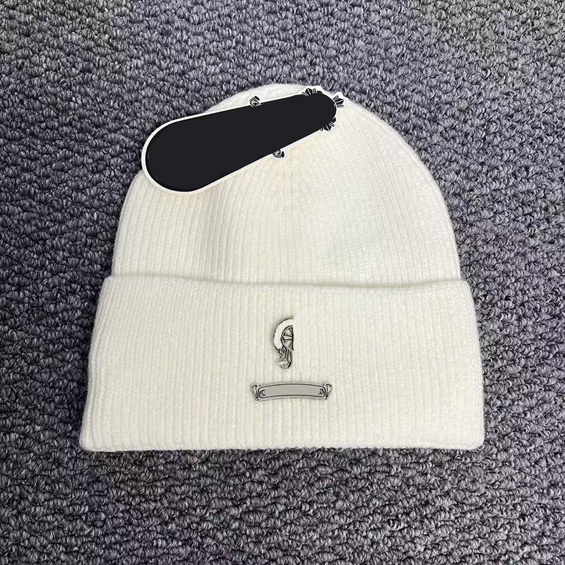 designer Winter Beanie Hats Unisex Thick Warm Cuffed Skull Caps Elastic Knitted Hat for Cold Season Daily Outfit Outdoor Recreation
