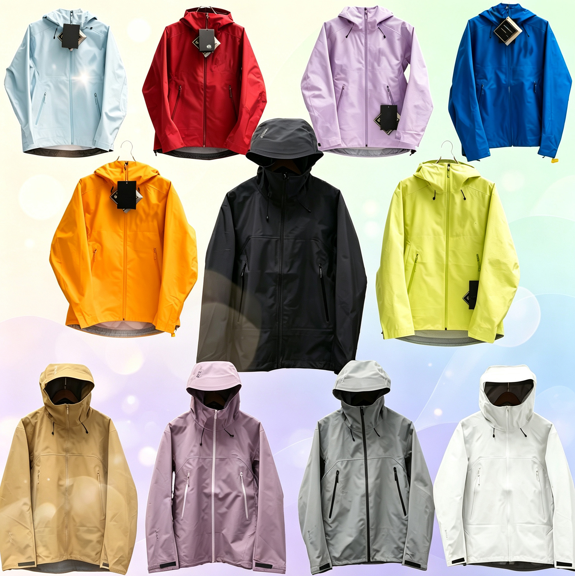 High quality Arcs Men Women Goretex Arc BETA LT LW Jacket 2027 NEW 10A Designer Casual Arct Outwear Man Slim Waterproof Sport Arcs Jacket