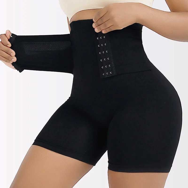 Women Women's Shapers New Firm Tummy Control with Hook Butt Lifter Shapewear Panties High Waist Body Shaper Shorts Female Slimming fajas J26092