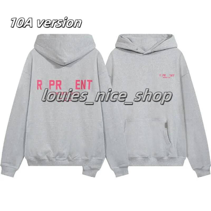 2026 10A representative hoodie Men's Designer Letter Printed Casual Rep Hoodie Hiphop Y2k Mens Womens Sports Sweaters Represend Halloween 869