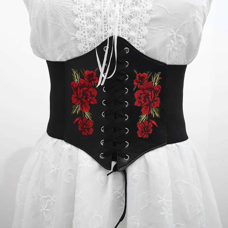 Tanks Women's Shapers Women's Camis Black Body Shapewear Women Gothic Clothing Underbust Waist Cincher Pu Leather Elastic Sexy Bridal Cors