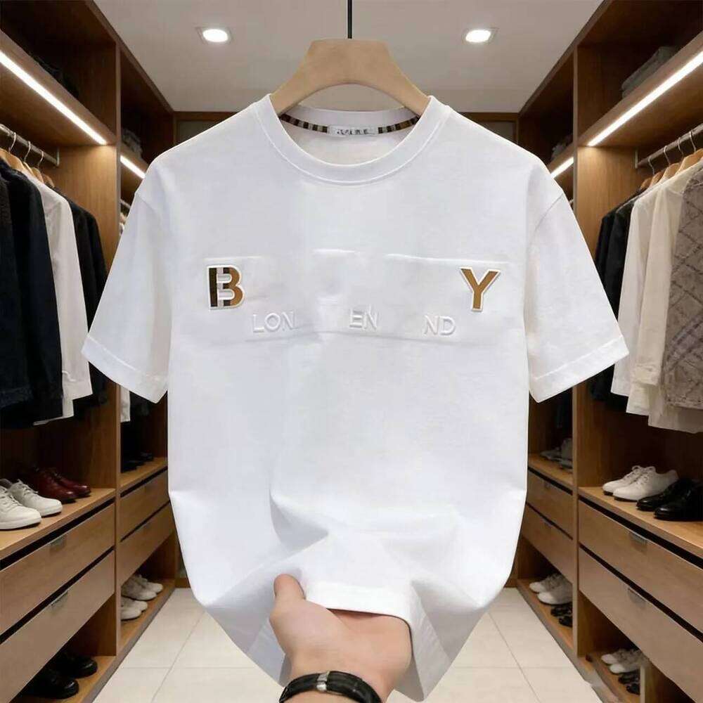 High-Quality Blouse Shirts Designer Casual Mens Womens T Shirt Letters Stereoscopic Printed Short Sleeve Best Selling Luxury Men's Hip Hop Clot