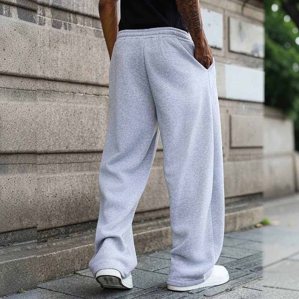 Men's Pants Mens Loose Straight Leg Pants Casual Wide Leg Trousers Spring Autumn Fashionable Streetwear Breathable Comfortable Daily Bottoms D2