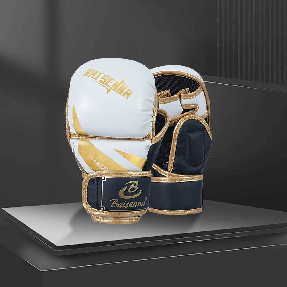 Gloves Boxing Protective Comfortable Gear Sanda Boxing Gloves PU Leather Professional Boxing Gloves Fighting Taekwondo Mitts for Children Adults N26