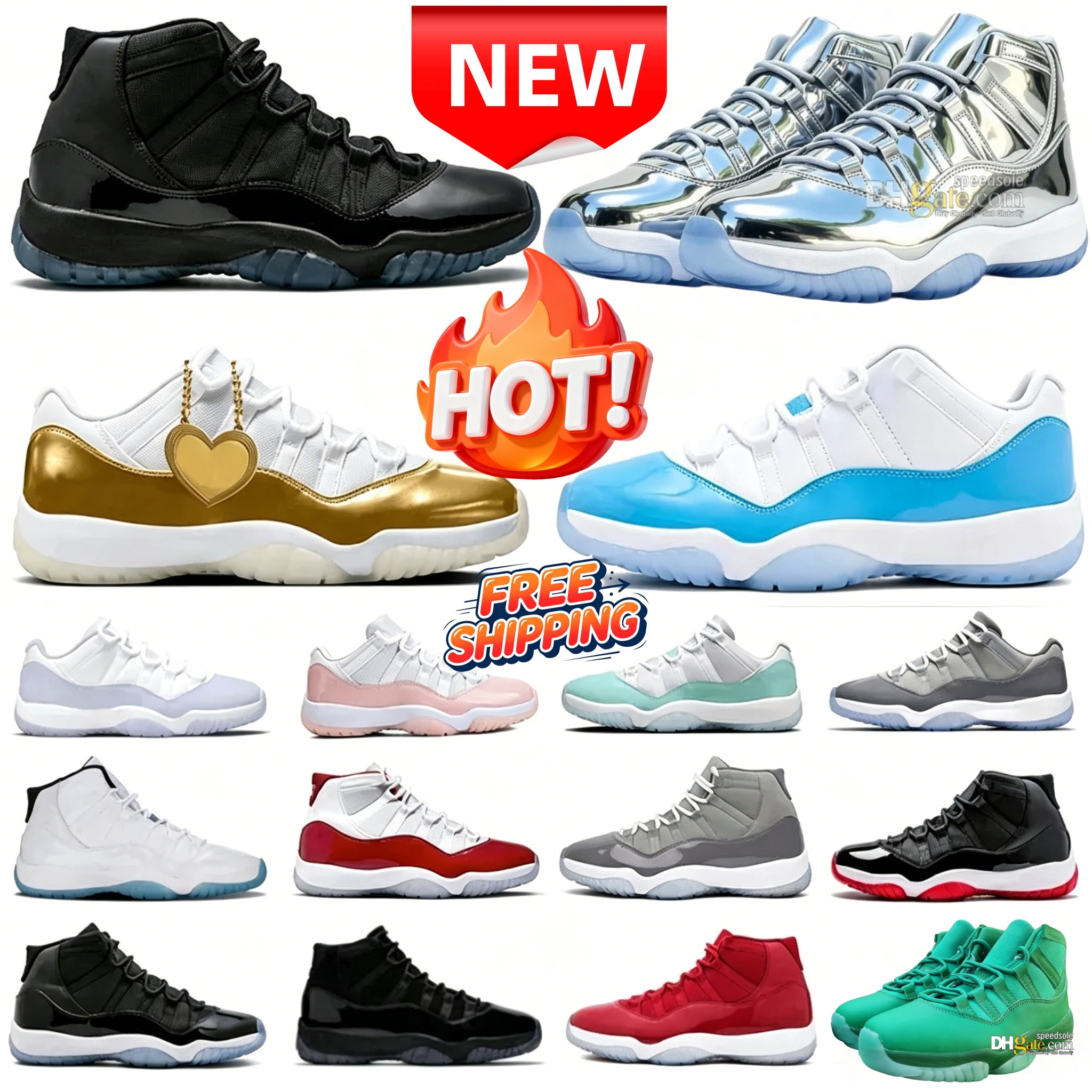 With Box Designer Basketball Shoes 2026 11 11s Mens Inner Beast H Town 285 Grand Finale Gamma Deep Royal Blue Cherry Cool Grey Sports Sneakers Men W