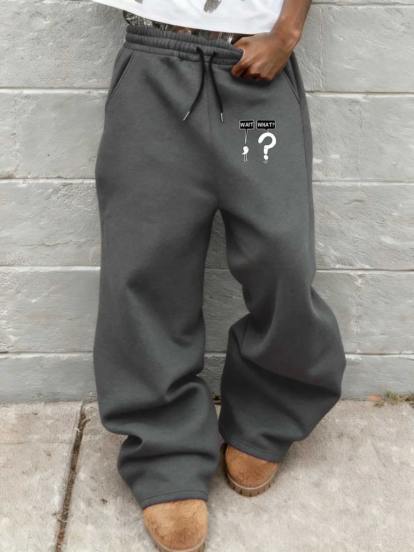 Men's Pants Men's solid-color autumn/winter trousers 2026 model -dr1 belt and elastic waistband pockets multi-functional sport pants D2609