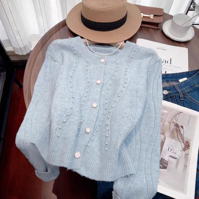 Women Spring Autumn Loose Cardigan Coats Female O-neck Sweater Jackets Ladies Solid Color Knitted Overcoats P485