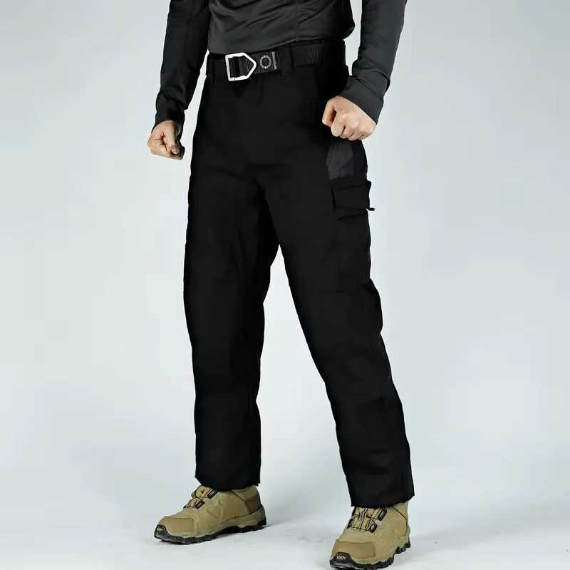 Men's Pants Men's Multi Pocket Military Tactical Casual Pants Work Pants Outdoor Hiking and Mountaineering Pants Durable Training Clothes
