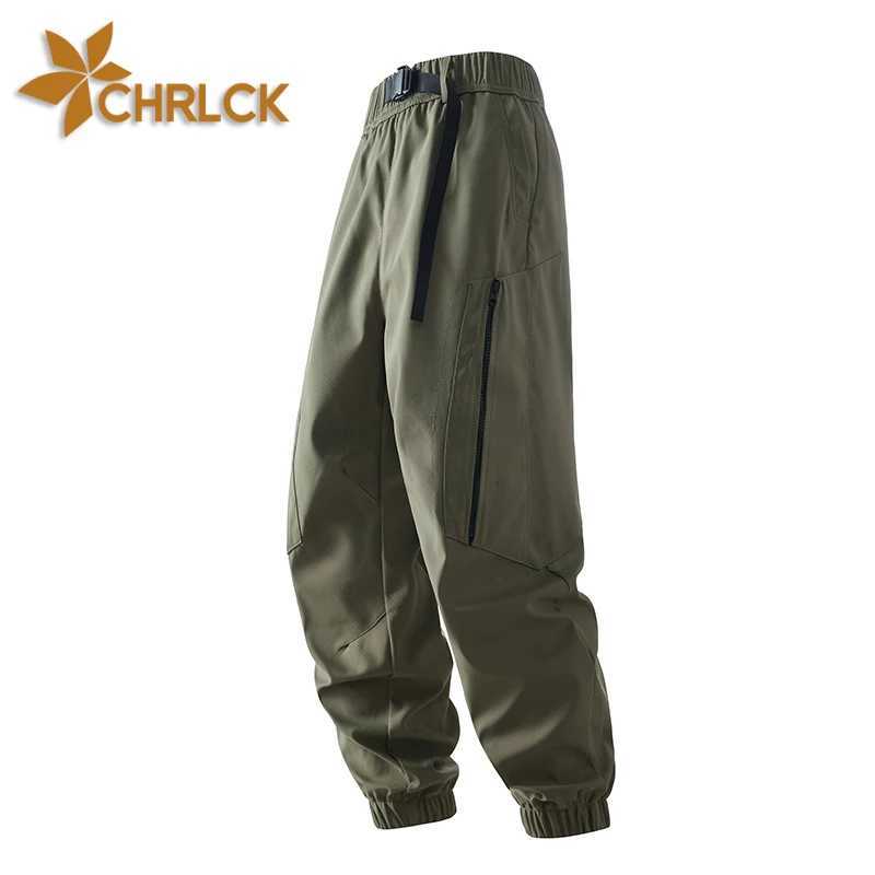 Men's Pants CHRLCK Men's Waterproof Hiking Pants Green Oilproof Outdoor Trousers Camping Fishing Climbing Hunting Cargo Pants Male H260924