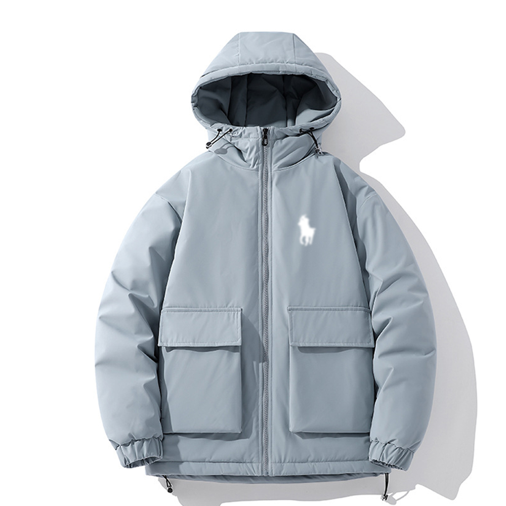 Designer Winter Men's Warm Down Parkas Fashion Men Thermal Windbreaker Padded Coats Classic Men Cotton Warm Hooded Jackets Clothing