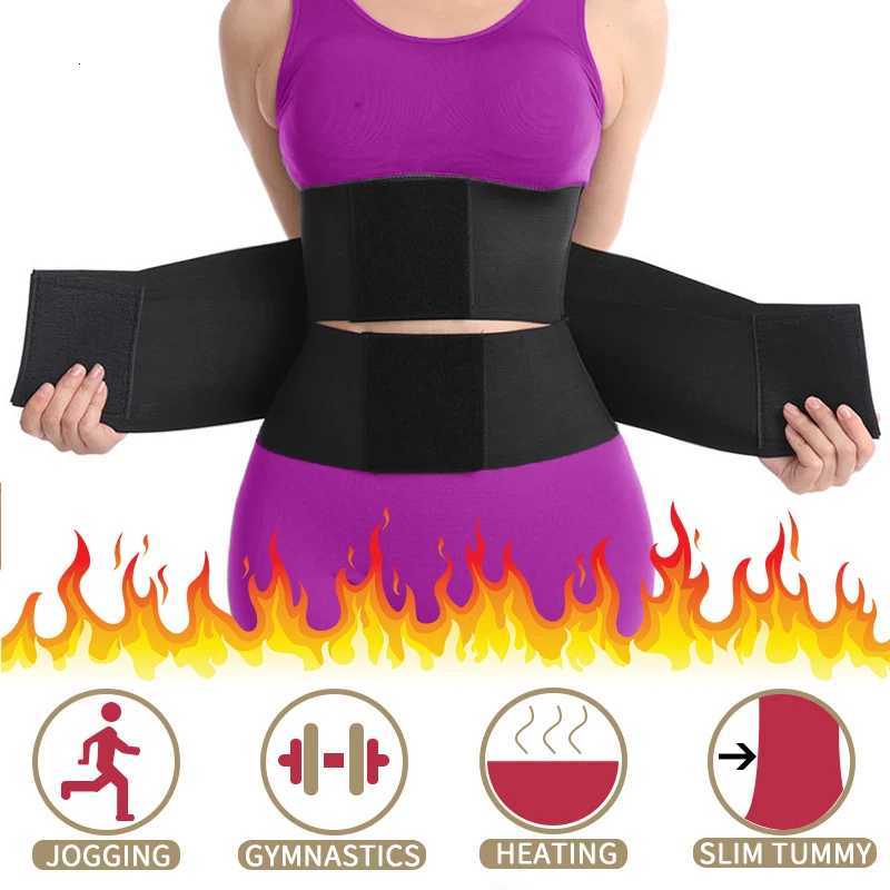 Shapers Waist Women's Body Shaper Tummy Slim Cincher Corset Workout Sweat Shapewear Weight Loss Band Body Building Women Binders Strap J260923