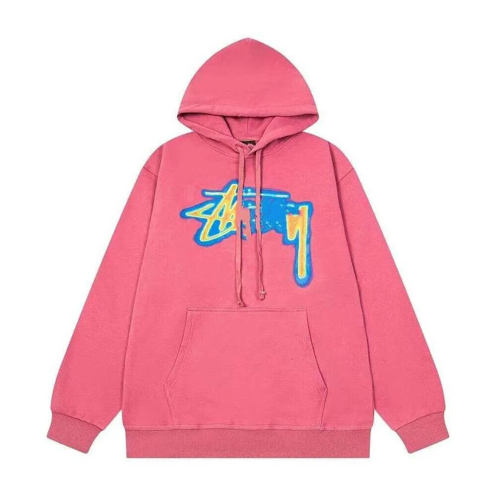 Stussytity Hoodie Designer Stusylies Hoody Men Women Sport Fashion Hooded 8 Ball Pattern Stud Pullover Round Neck Letter Print Long Sleeve Clothes H