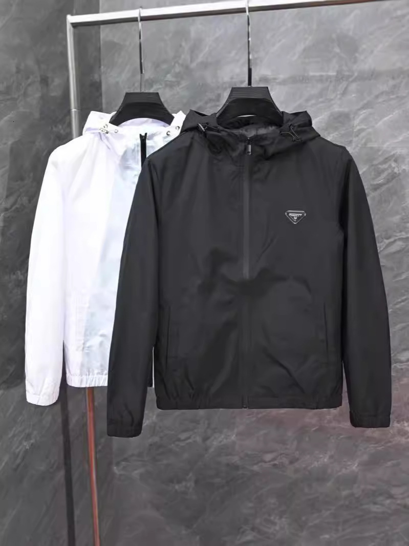 Luxurious Designer European-style Lightweight Luxury Trend Simple Men's Hooded Jacket, 2024 Spring And Autumn New Style Fashionable Men's