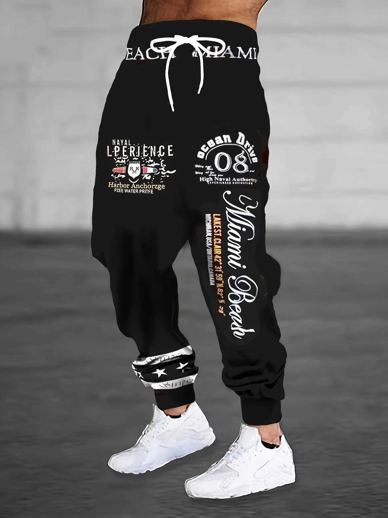 Men's Pants The new men's trousers for Spring and Autumn 2025 feature street casual fashionable and comfortable 3D digital pattern H260924