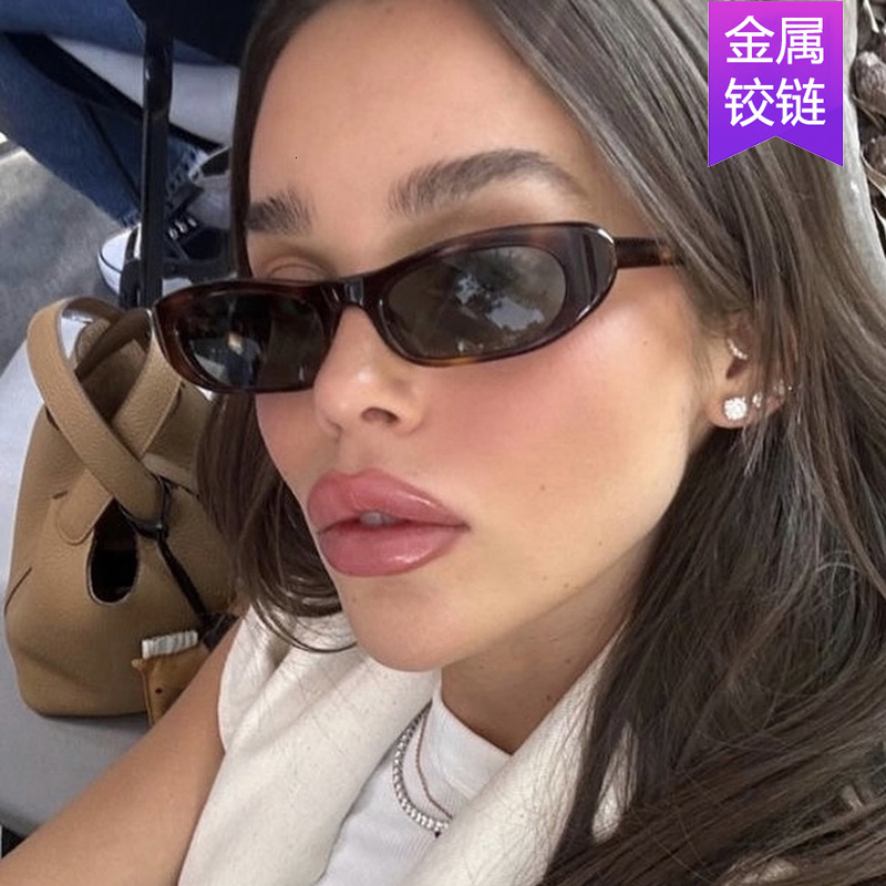 Luxury Brand Designer Sunglasses Luxury Brand Designer Sunglasses Kedun Small Frame Oval 2024 New Cat Eye For Women Fashionable Sunglasses European
