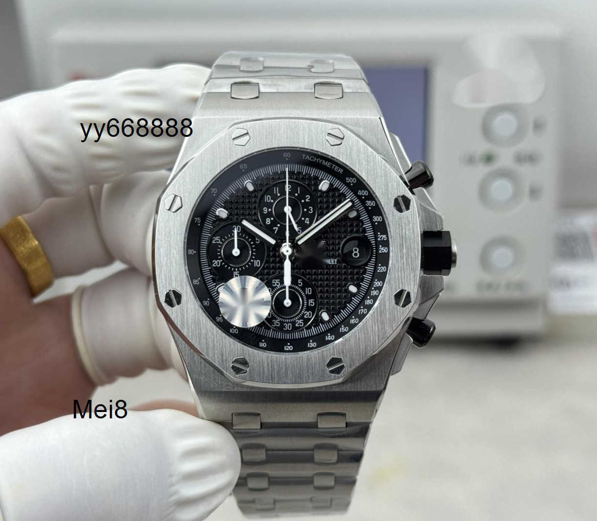 Watches Luxury Watch Automatic Mechanical RoyalOak 26238 42mm Designer Mens Offshore Chronograph 3126 Movemen Blue Dial Watch Skeleton Steel Wristwa
