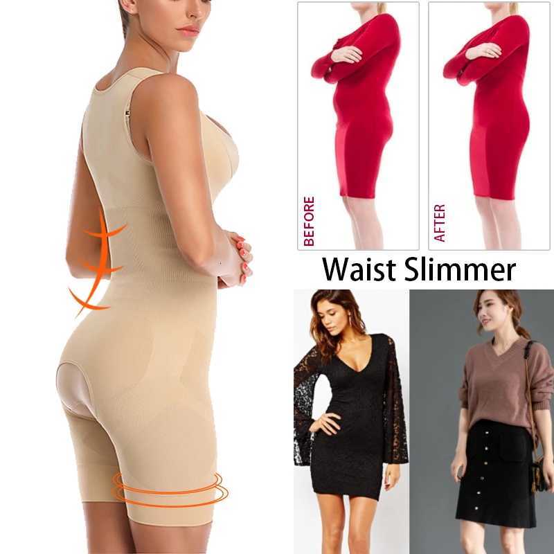 Women Women's Shapers Shapewear Full Body Shaper Slimming Bodysuit Open Crotch Corset Waist Shaping Underwear Butt Lifter Lingerie Fajas J26092