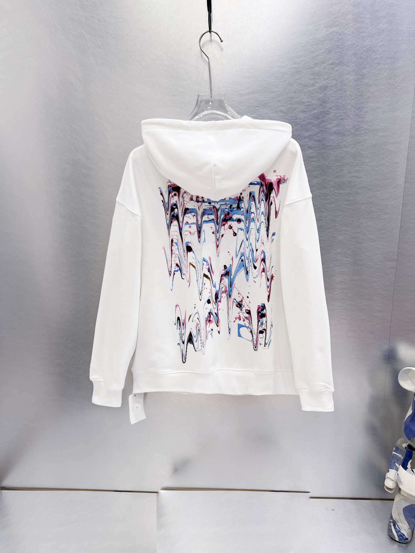Men's sweatshirt, high-quality hooded sweater, fashionable pullover, long-sleeved zipper coat, letter-printed winter clothing, casual sport shi