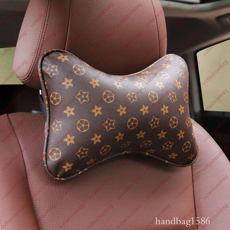 Headrest, Neck Pillow, Steering Wheel Cover, Suitable for Car Use Headrest, Neck Pillow, Seat, Waist Cushion Set
