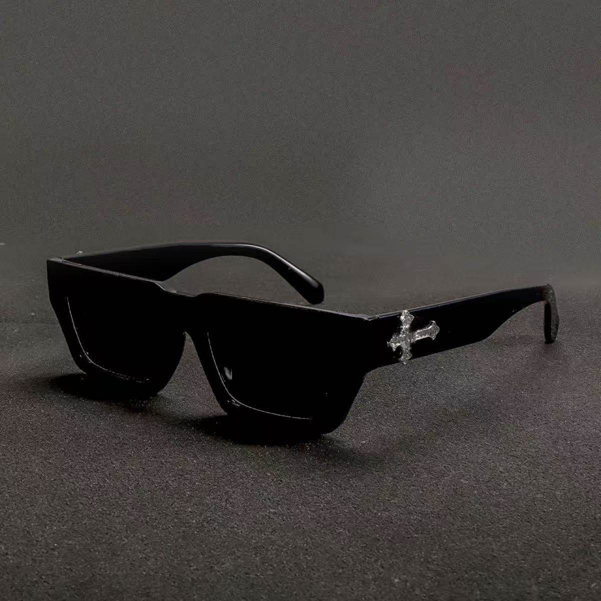 Luxury Brand Designer Sunglasses New Fashionable Cross-Border Kexiaxin Sunglasses Men Women, Square-Frame One-Piece Sunglasses, Popular On Tiktok, F