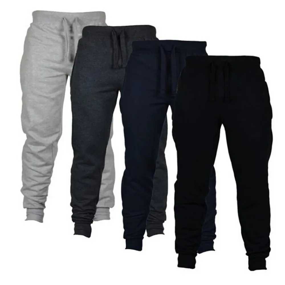 Men's Pants 2023 Mens Joggers Casual Pants Fitness Men Sportswear Tracksuit Bottoms Skinny Sweatpants Trousers Black Gyms Jogger Track Pants H2