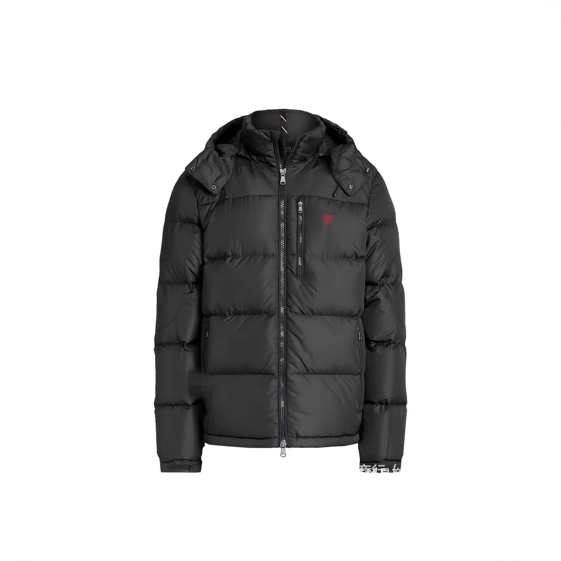 Little Horse Embroidered Down Jacket White Duck Down Winter New Loose Hooded Coat for Couples T260924