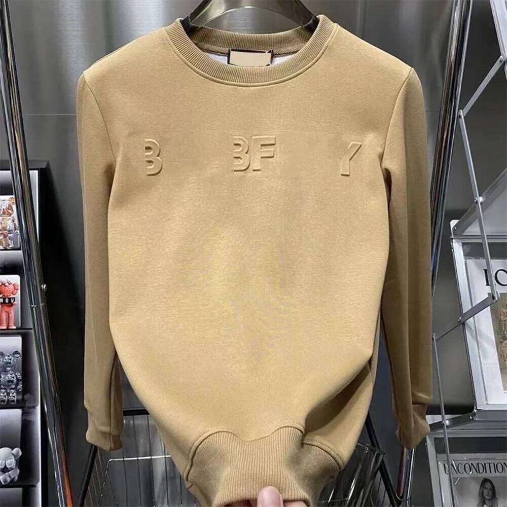 Designer Men's Sweatshirts Cotton Pullover Sweatshirt With 3D Monogrammed Long Sleeve Jumper Sweat Shirts Black White Khaki Asian Size M 5Xl 9e