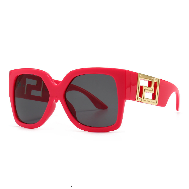 Brand Luxury Designer Sunglasses Foreign Trade Modern European And American Street Style Ins Internet Celebrity Model Square Sunglasses For Women Ve