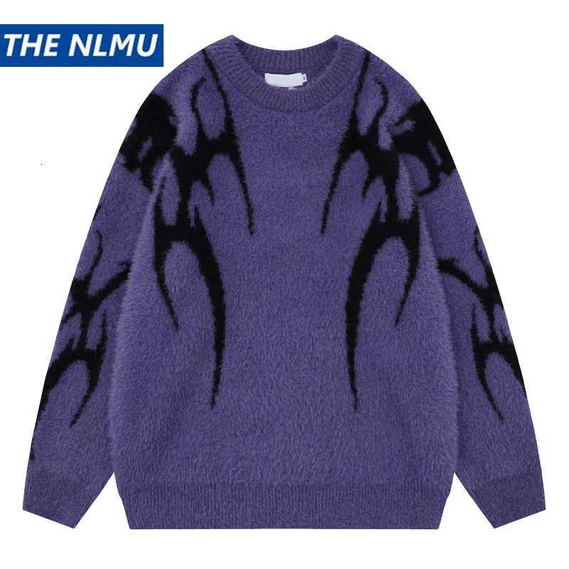 Sweaters 2025 Men's Men Sweater Hipster Couple Knitted Sweaters Casual Loose Pullover Hip Hop Streetwear Y2K Knitwear Unisex C260923