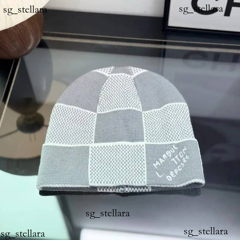 nouveau modèle bonnet de luxe grille unisexe chapeau automne hiver tricot casquette classique loisirs extérieur garder au chaud Cap Designer voya