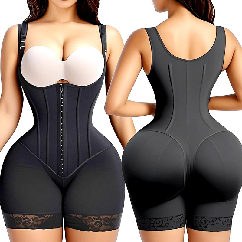Bodysuits Shapewear Fajas Colombianas Girdle Body Shaper Lift Up Butt Lifter Slimming Sheath Tummy Control Panties Waist Trainer 260924