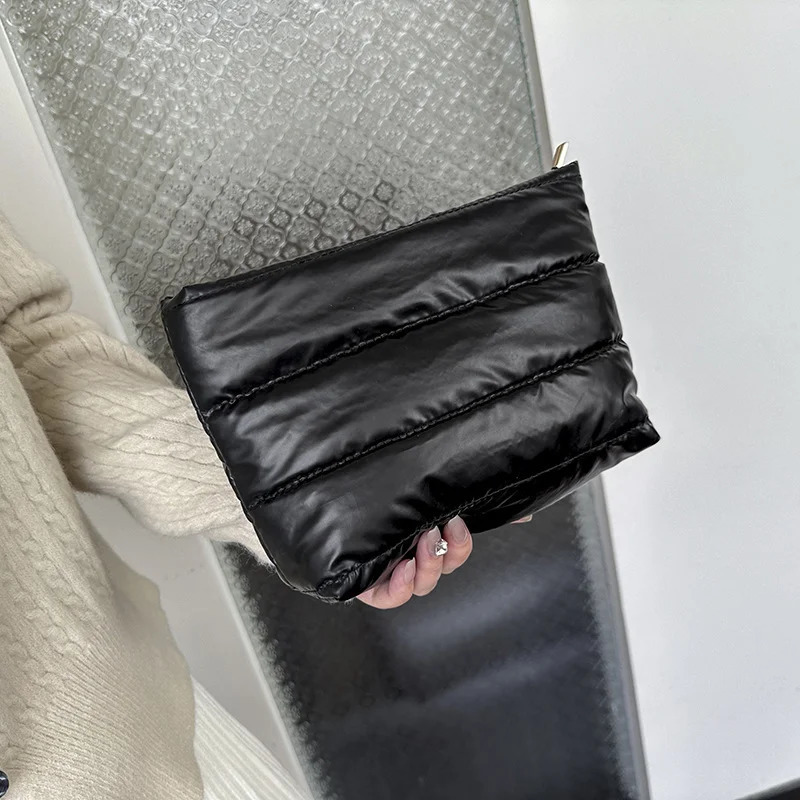 Black Large Capacity Makeup Bag Fashion Portable Multifunctional Cosmetic Bag Waterproof Toiletry Storage Organizer Bag Travel 260923