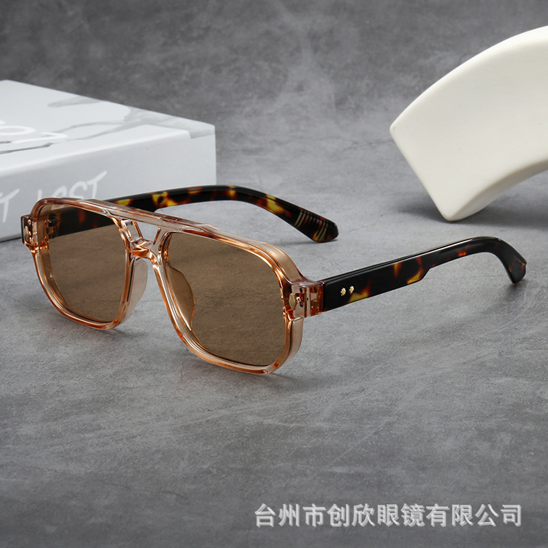 Luxury Brand Designer Sunglasses 2025 New European And American Fashion Square Frame Sports For Men Outdoor Driving Sun Protection Sunglasses Wholes