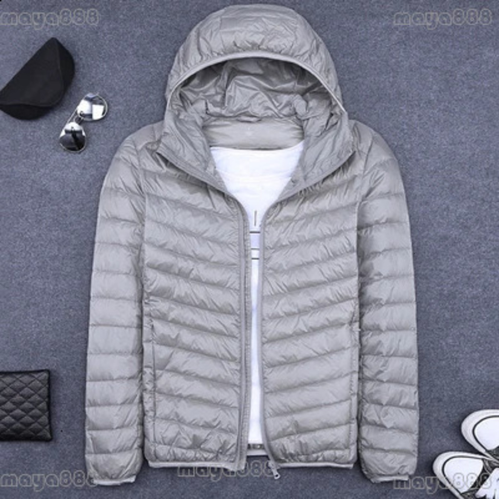 Moncleynes Jacket Designer Mens Winter Coat Duck Down Jacket Ultra Light Thin Hooded Portable Windproof Puffer Parkas Male Overcoat Puff Jacket Doud